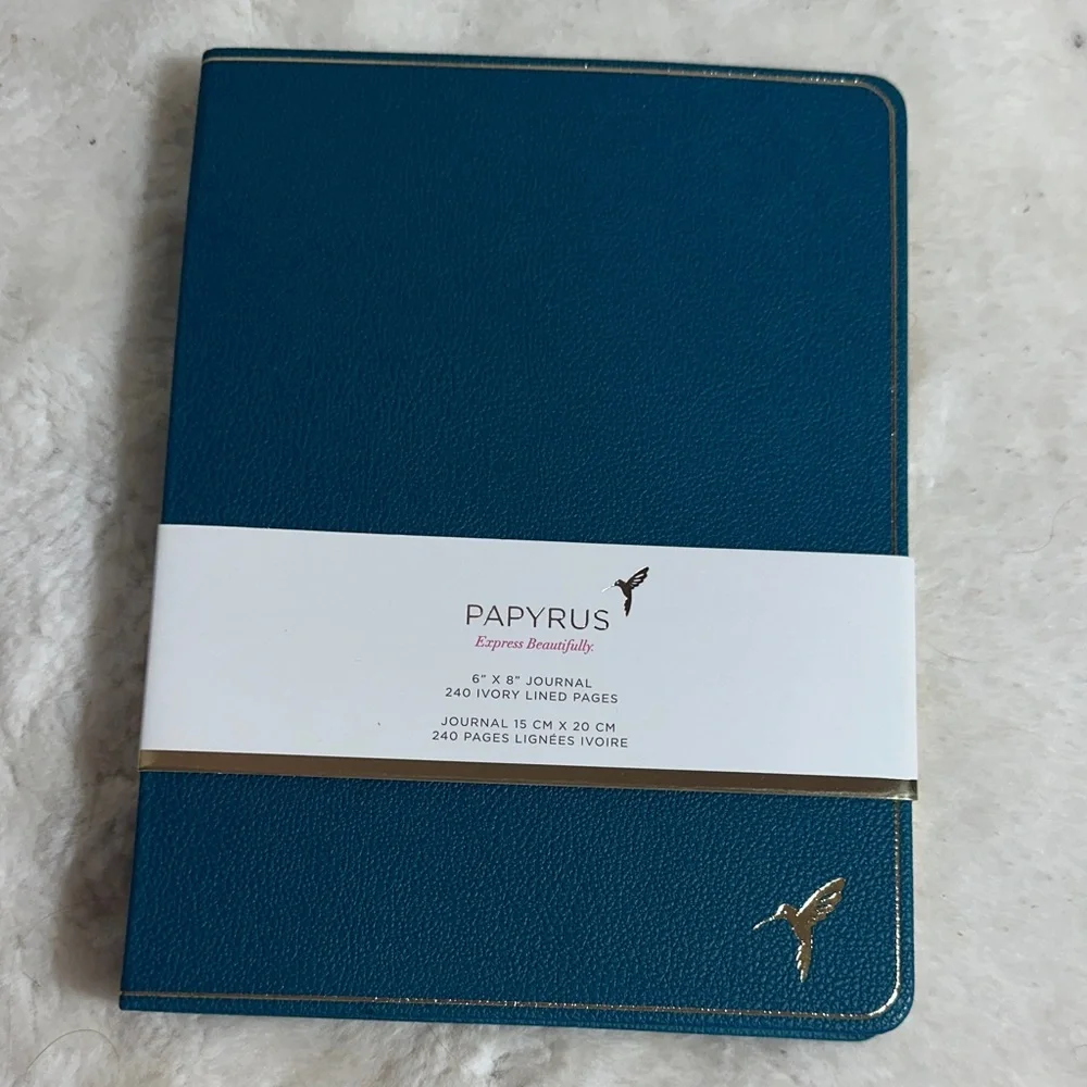 Papyrus 6” x 8” journal 240 lined ivory pages